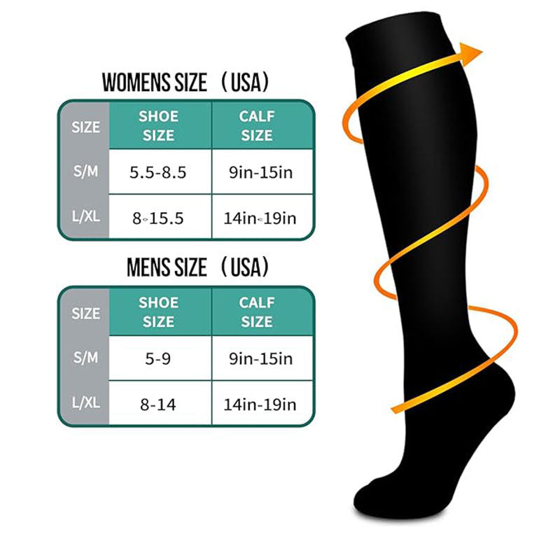 3 pairs of series cross-border sports compression socks stockings calf socks compression socks jump rope elastic socks riding socks
