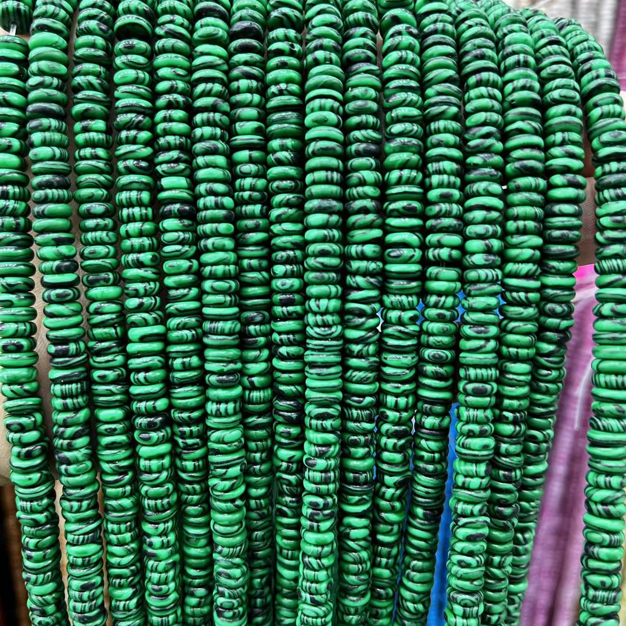 2×6 Natural Stone Colorfuled Crystal Abacus Beads Spacer Beads Beads Cross-Border Hot-Selling Jewelry DIY Bracelet Necklace