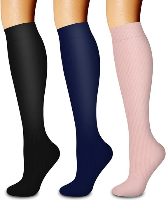 3 pairs of series cross-border sports compression socks stockings calf socks compression socks jump rope elastic socks riding socks