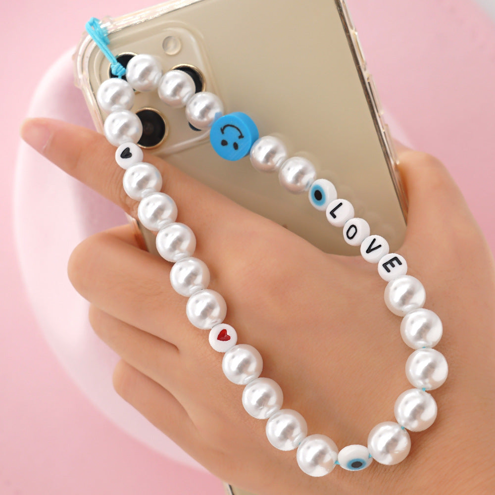 Factory direct supply handmade beaded mobile phone lanyard, Bluetooth speaker lanyard, flashlight, fan, selfie stick, U-disk sling
