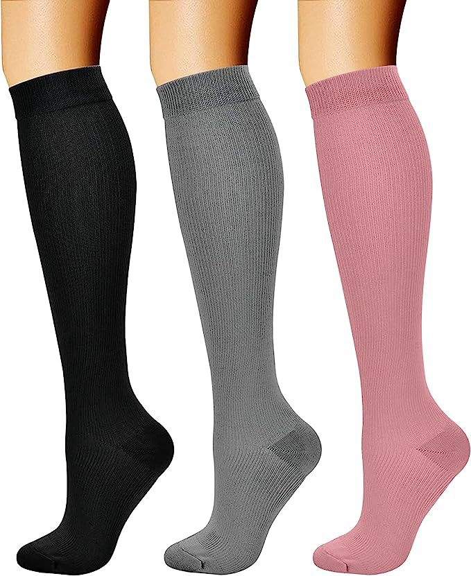 3 pairs of series cross-border sports compression socks stockings calf socks compression socks jump rope elastic socks riding socks