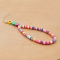Factory direct supply handmade beaded mobile phone lanyard bluetooth speaker lanyard flashlight fan selfie stick U disk sling