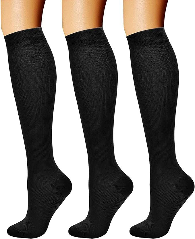 3 pairs of series cross-border sports compression socks stockings calf socks compression socks jump rope elastic socks riding socks