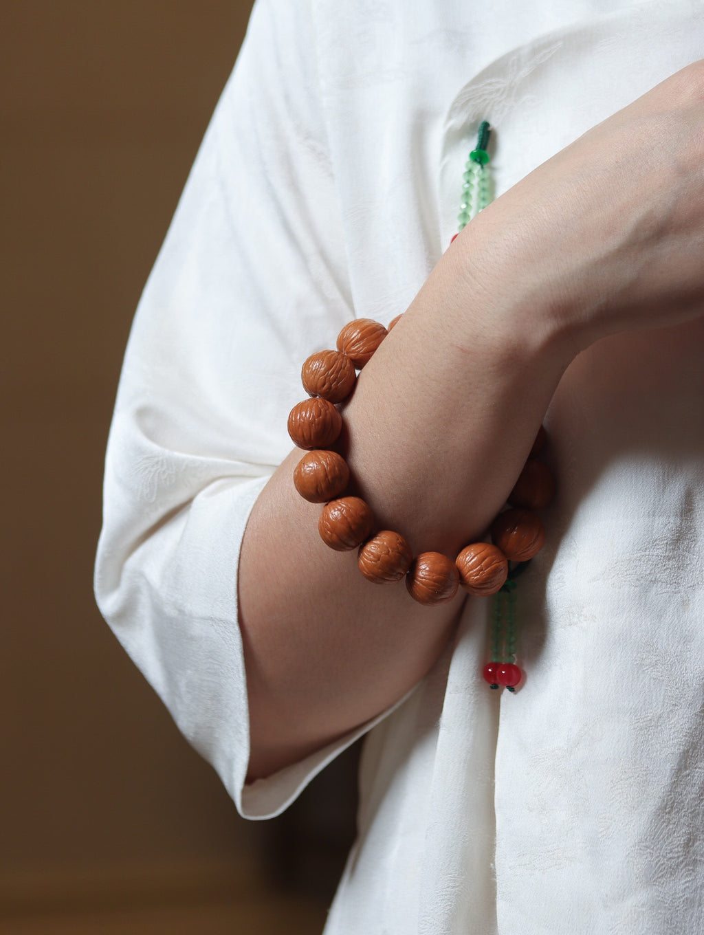 Monkey Head Natural King Kong Star Moon Cook DIY Accessories Men's and Women's Pan Wen Play Hand-held Chain Buddhist Bead String