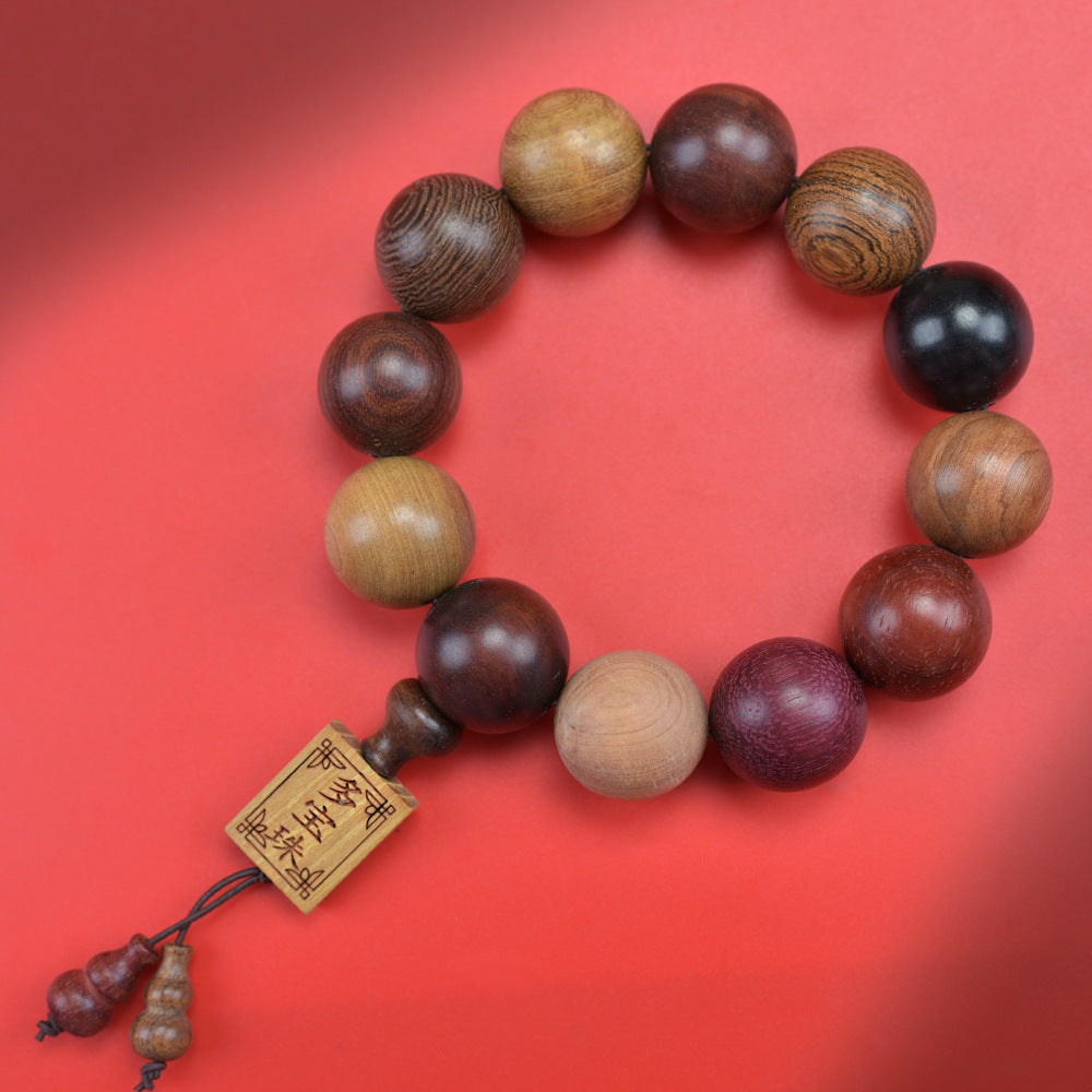 Natural multi-treasure sandalwood multi-circle bracelets 108 beads beads live supply manufacturers wholesale boutique Wen play chain