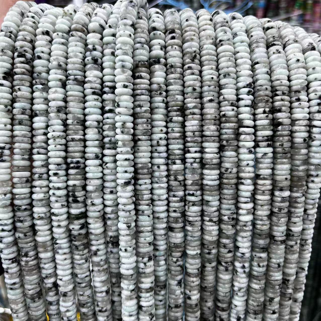 2×6 Natural Stone Colorfuled Crystal Abacus Beads Spacer Beads Beads Cross-Border Hot-Selling Jewelry DIY Bracelet Necklace