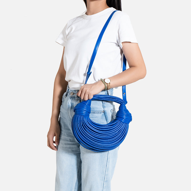 Borsa Intrecciata Noodle Bag Moda Estiva - Donna