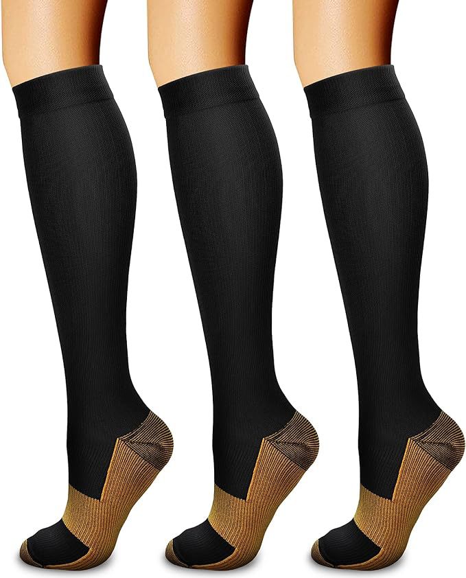 3 pairs of series cross-border sports compression socks stockings calf socks compression socks jump rope elastic socks riding socks