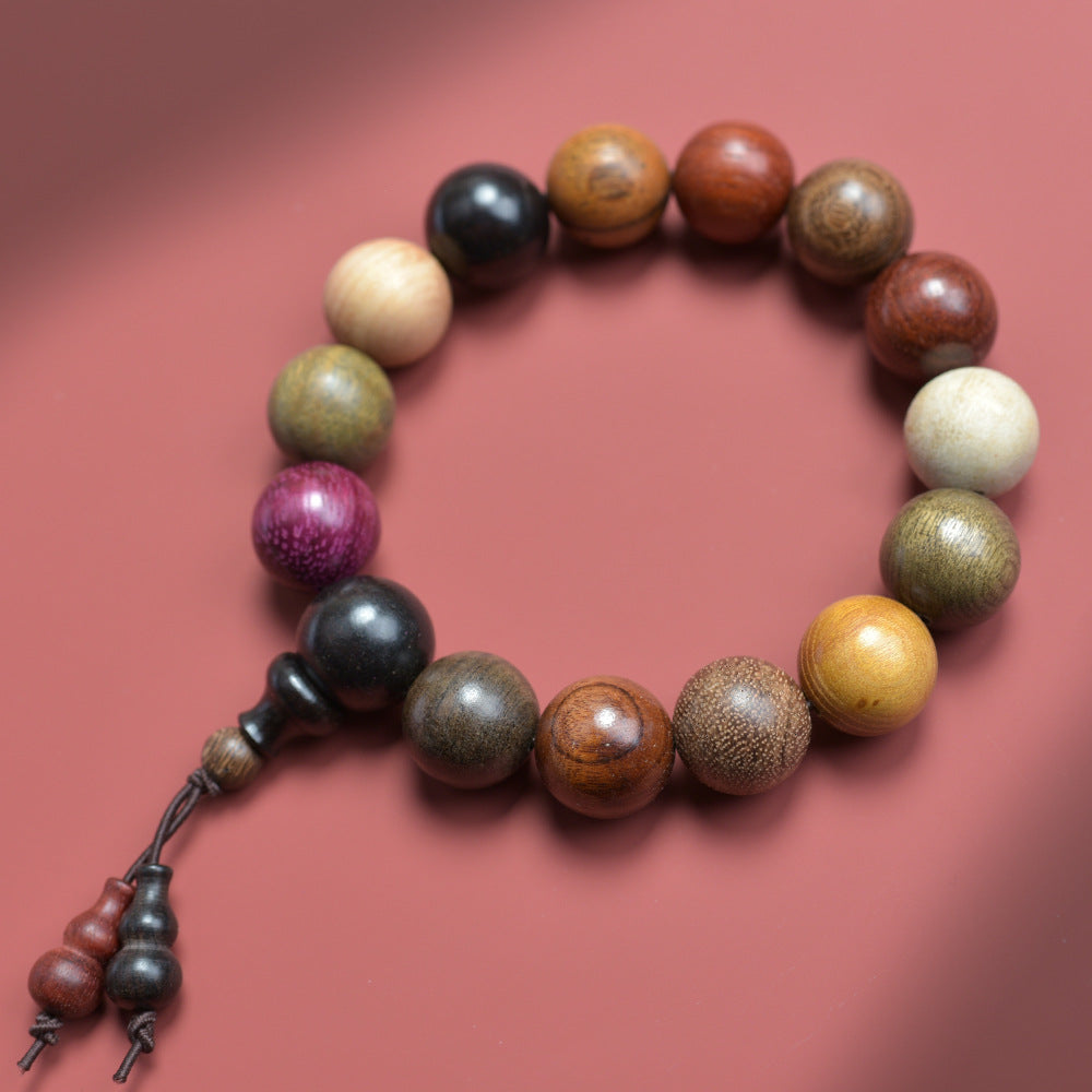 Natural multi-treasure sandalwood multi-circle bracelets 108 beads beads live supply manufacturers wholesale boutique Wen play chain