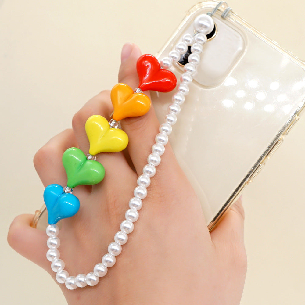 Factory direct supply handmade beaded mobile phone lanyard, Bluetooth speaker lanyard, flashlight, fan, selfie stick, U-disk sling