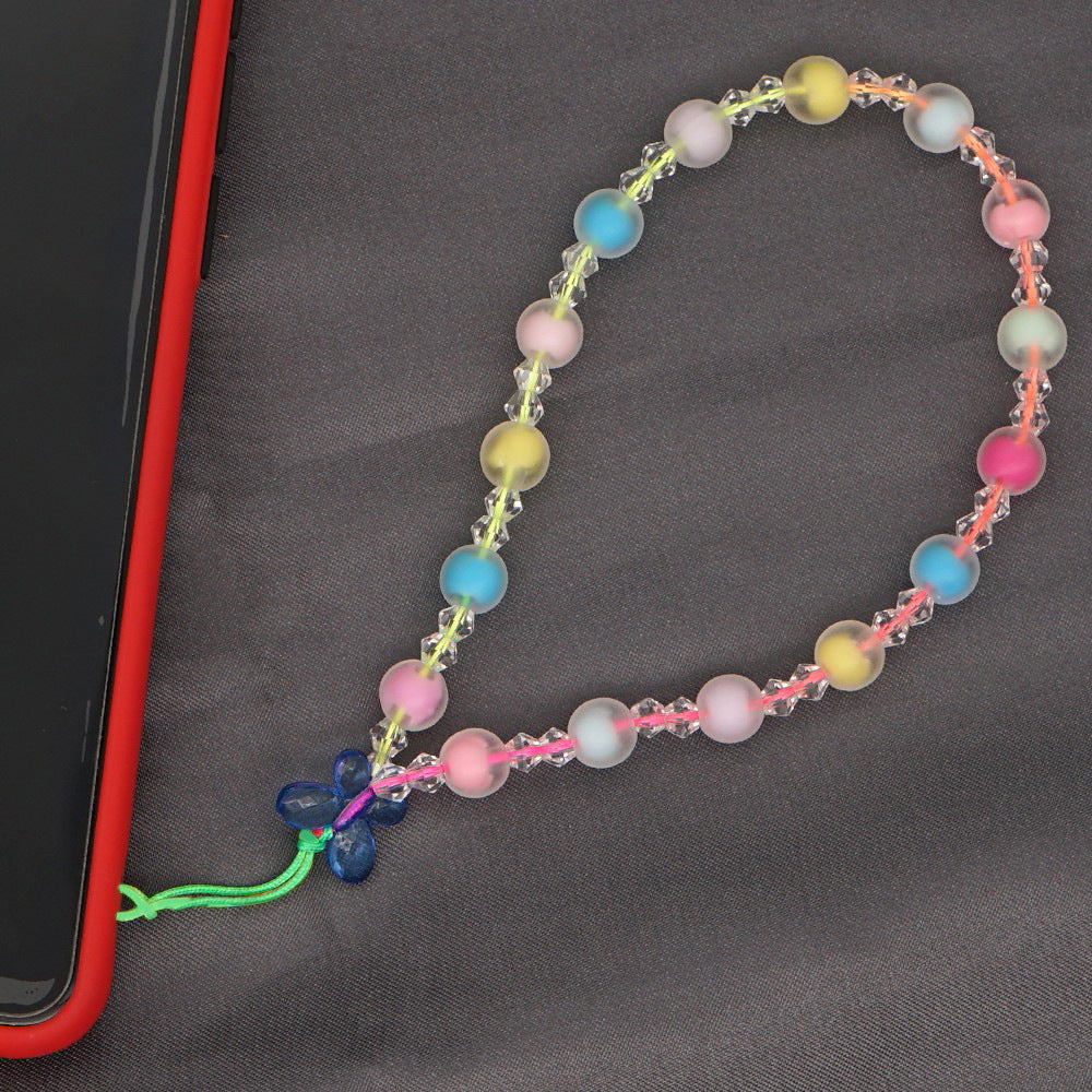 Factory direct supply handmade beaded mobile phone lanyard, Bluetooth speaker lanyard, flashlight, fan, selfie stick, U-disk sling