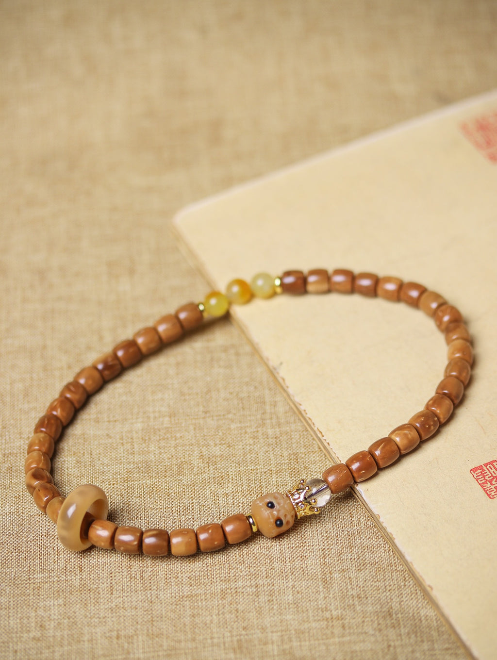 Monkey Head Natural King Kong Star Moon Cook DIY Accessories Men's and Women's Pan Wen Play Hand-held Chain Buddhist Bead String