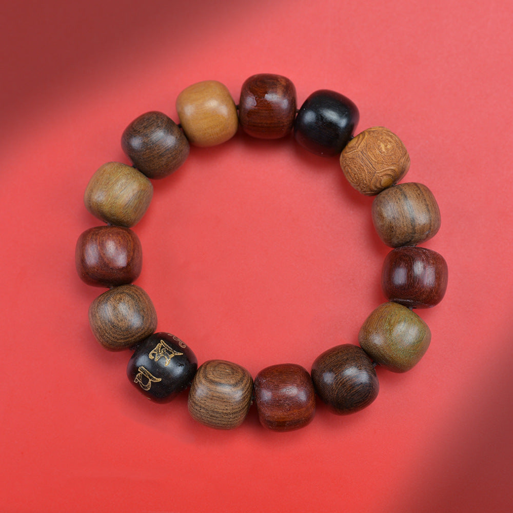 Natural multi-treasure sandalwood multi-circle bracelets 108 beads beads live supply manufacturers wholesale boutique Wen play chain