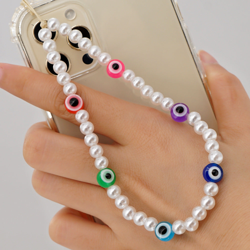 Factory direct supply handmade beaded mobile phone lanyard, Bluetooth speaker lanyard, flashlight, fan, selfie stick, U-disk sling