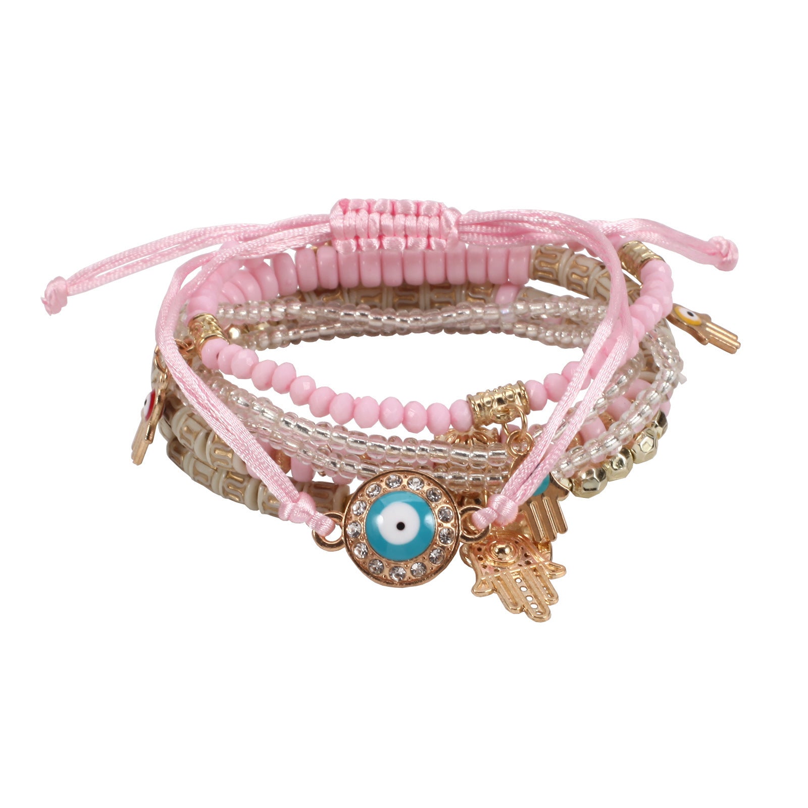 European and American Cross-Border Hot-Selling New Bohemian Bracelets Creative Tassel Multi-Layer Beaded Bracelets Fashion Jewelry