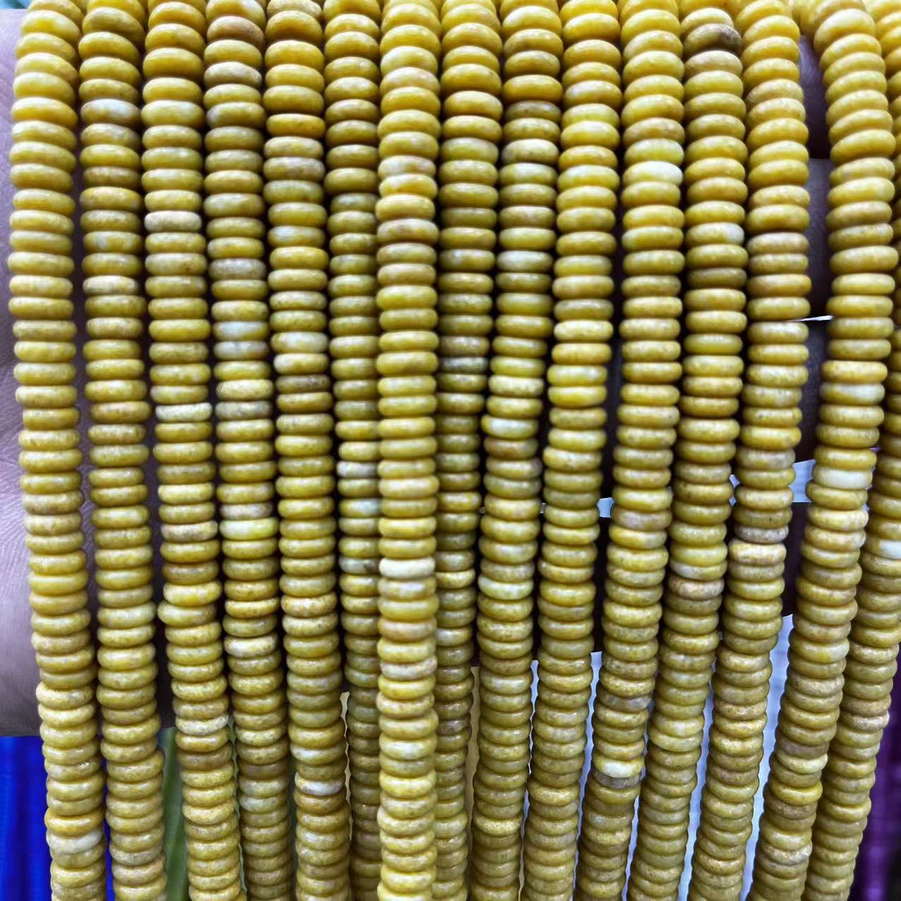 2×6 Natural Stone Colorfuled Crystal Abacus Beads Spacer Beads Beads Cross-Border Hot-Selling Jewelry DIY Bracelet Necklace
