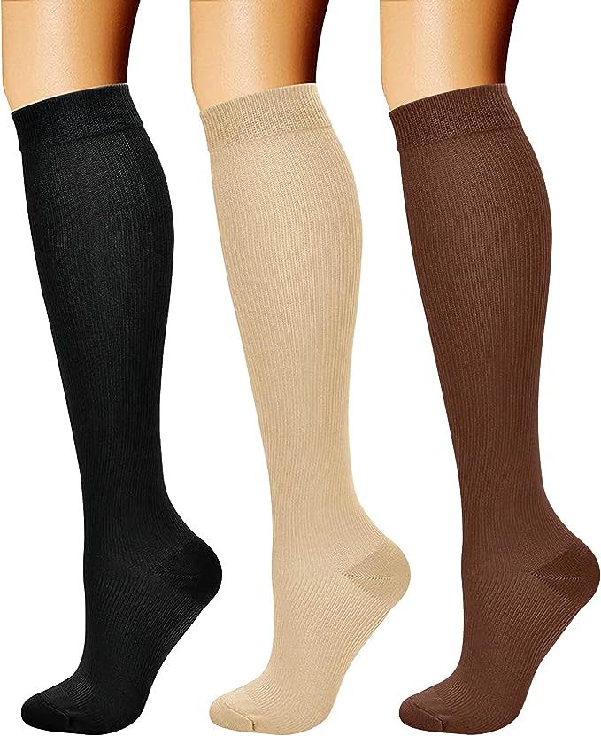 3 pairs of series cross-border sports compression socks stockings calf socks compression socks jump rope elastic socks riding socks