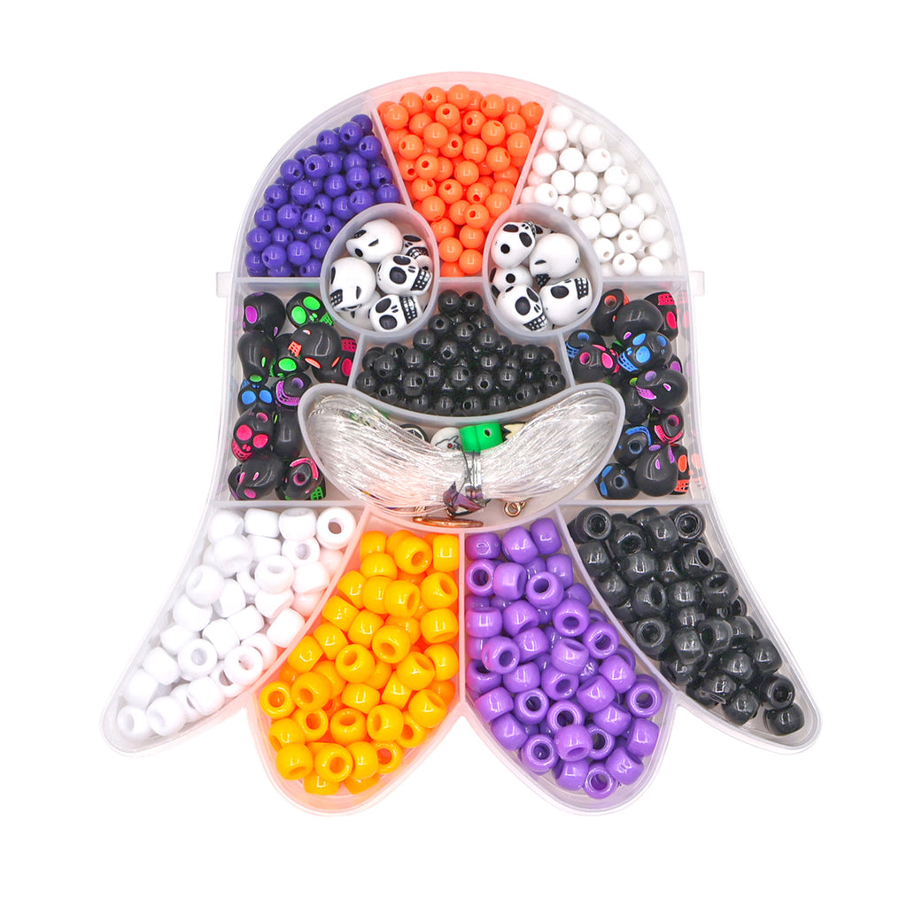 Cross-Border Ghost Box Halloween Bracelet Beaded DIY Material Package Set Bracelet Beaded Jewelry Accessories Beads