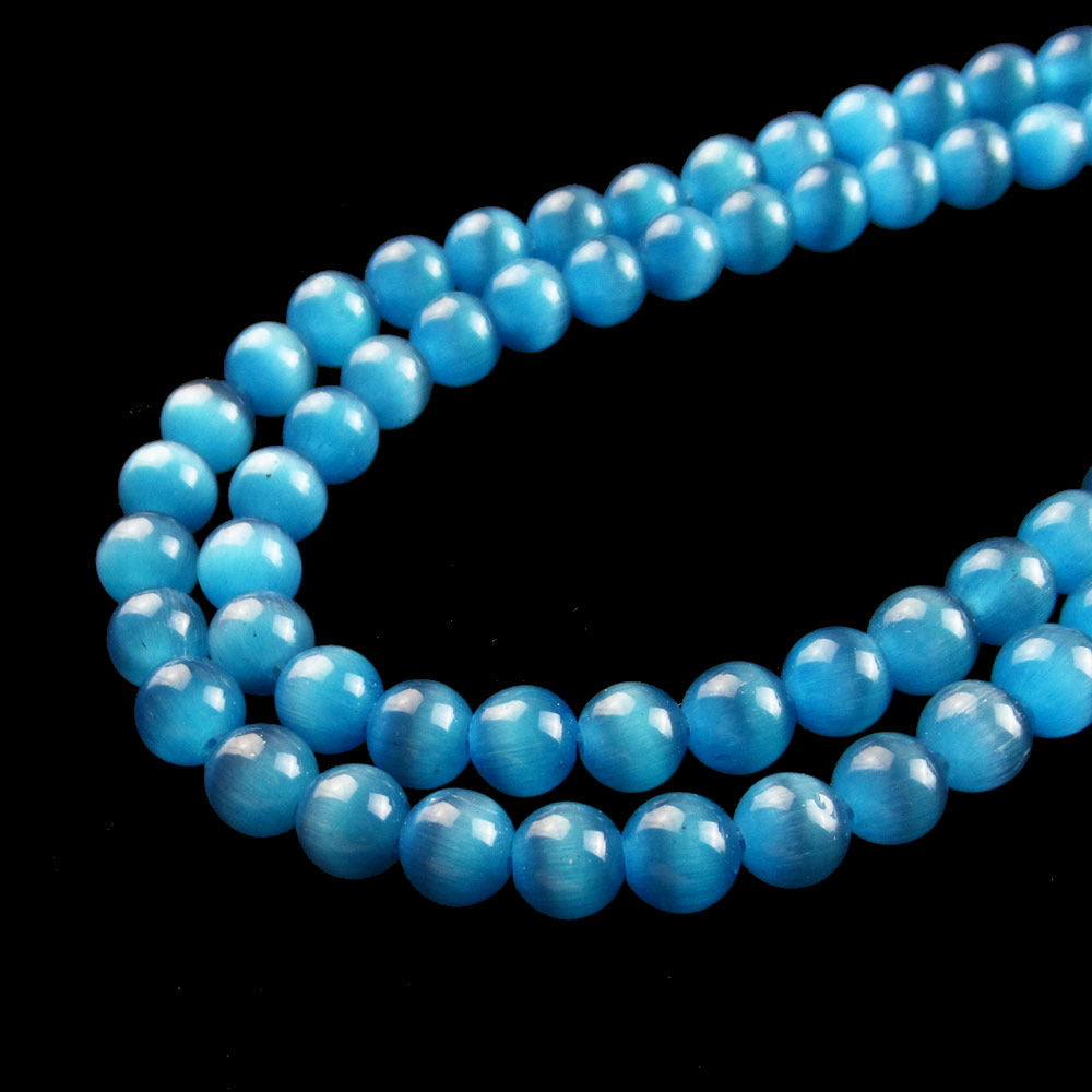 Cat's eye stone beads loose batch bracelet accessories diy jewelry accessories loose beads bracelet necklace material factory direct batch