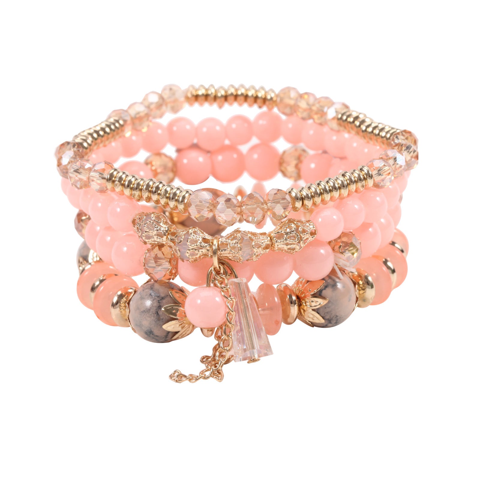 European and American Cross-Border Hot-Selling New Bohemian Bracelets Creative Tassel Multi-Layer Beaded Bracelets Fashion Jewelry