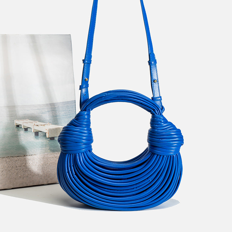 Women's Summer 2026 New Fashion Niche Creative Trendy Handbag Woven Bag Noodle Bag