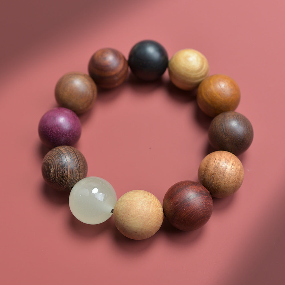 Natural multi-treasure sandalwood multi-circle bracelets 108 beads beads live supply manufacturers wholesale boutique Wen play chain