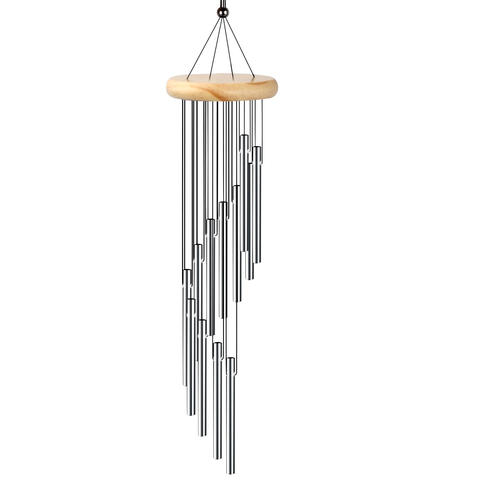 Cross-border explosions six-tube retro classic metal wind chime high sense aluminum tube metal hanging decoration home decoration wind chime