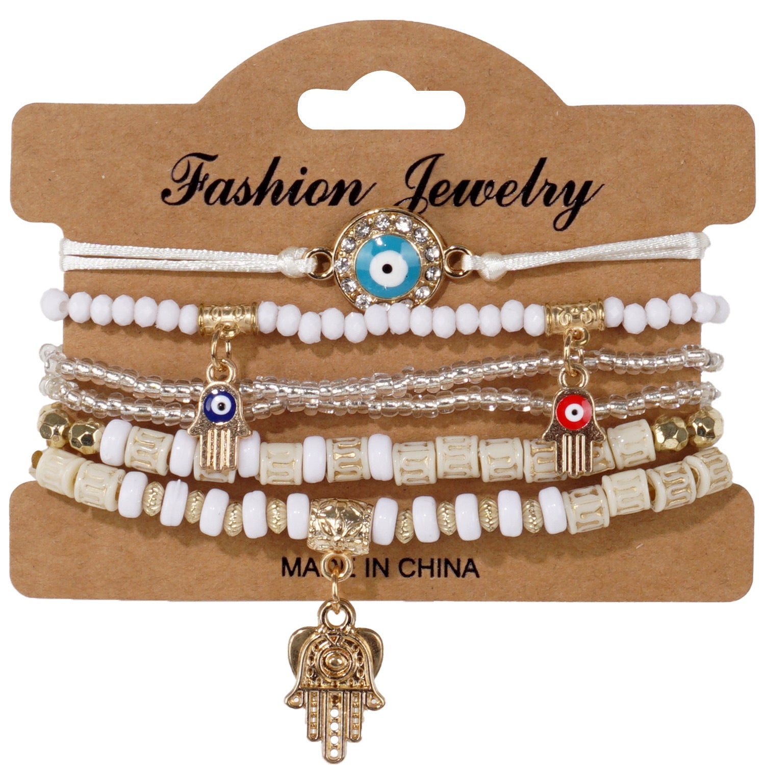 European and American Cross-Border Hot-Selling New Bohemian Bracelets Creative Tassel Multi-Layer Beaded Bracelets Fashion Jewelry