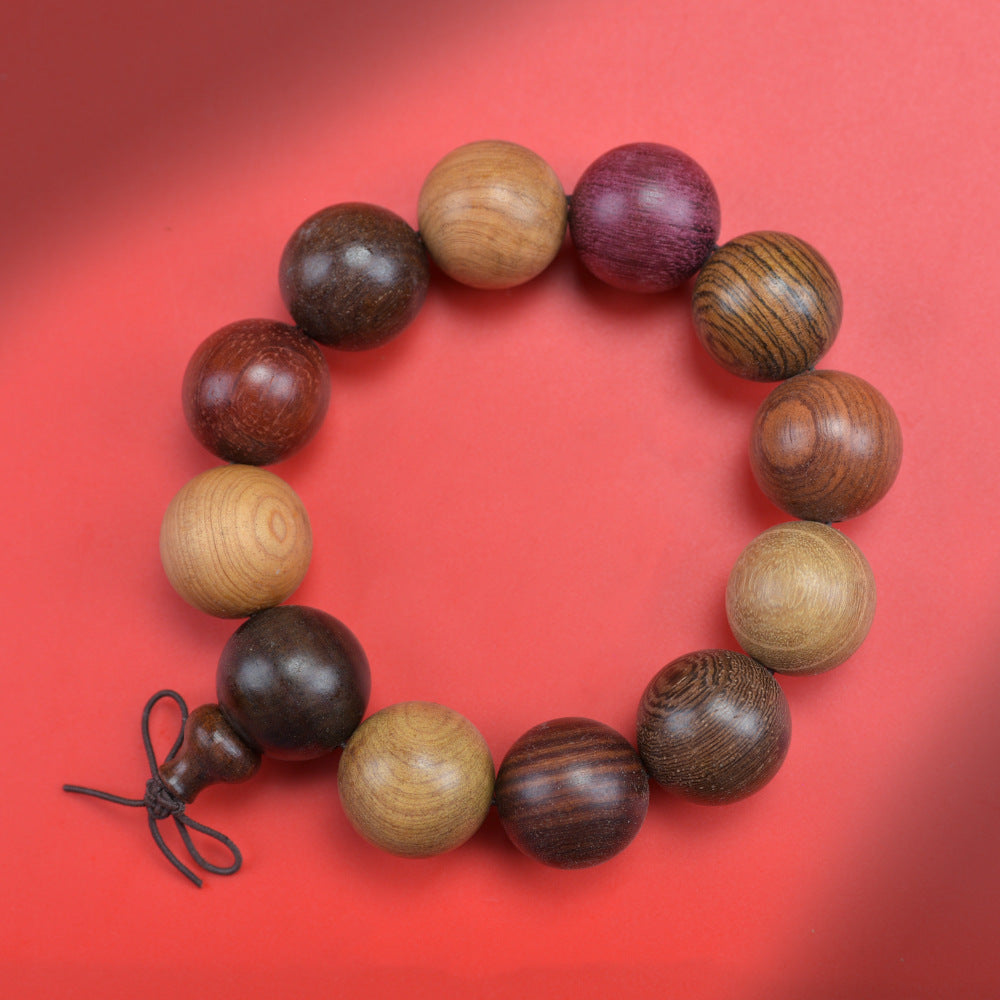 Natural multi-treasure sandalwood multi-circle bracelets 108 beads beads live supply manufacturers wholesale boutique Wen play chain