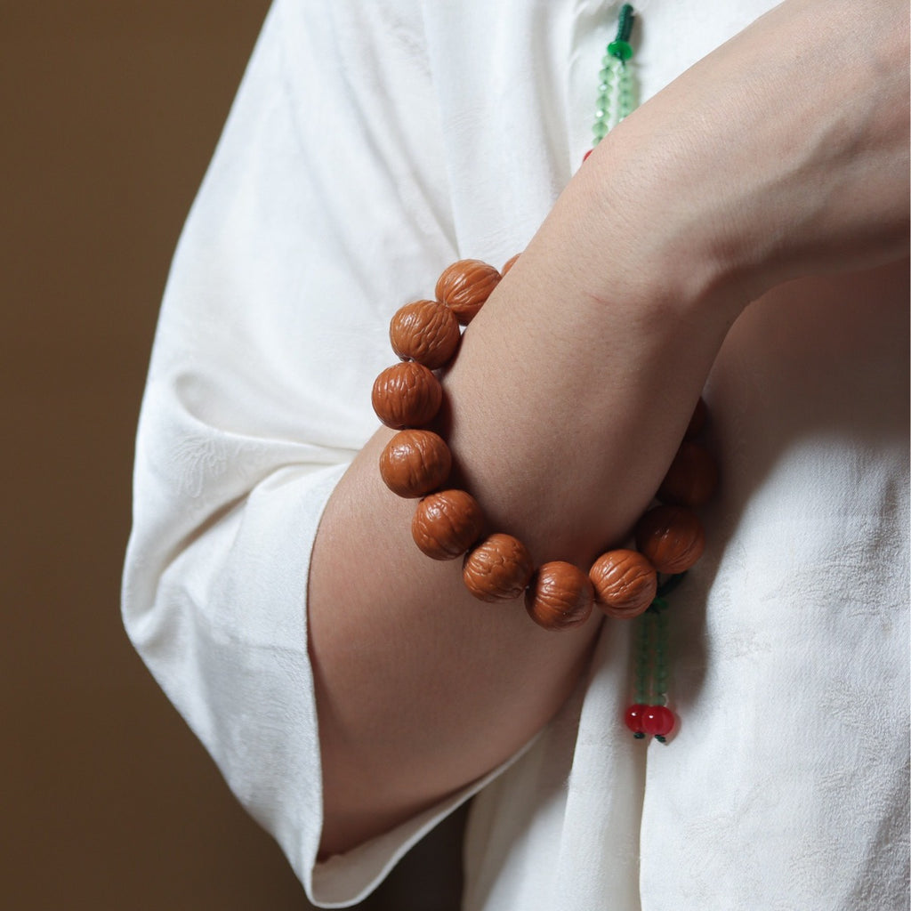 Monkey Head Natural King Kong Star Moon Cook DIY Accessories Men's and Women's Pan Wen Play Hand-held Chain Buddhist Bead String