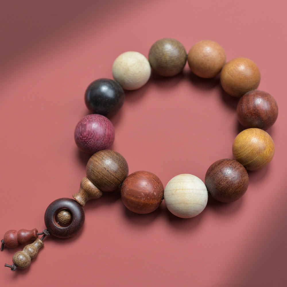 Natural multi-treasure sandalwood multi-circle bracelets 108 beads beads live supply manufacturers wholesale boutique Wen play chain
