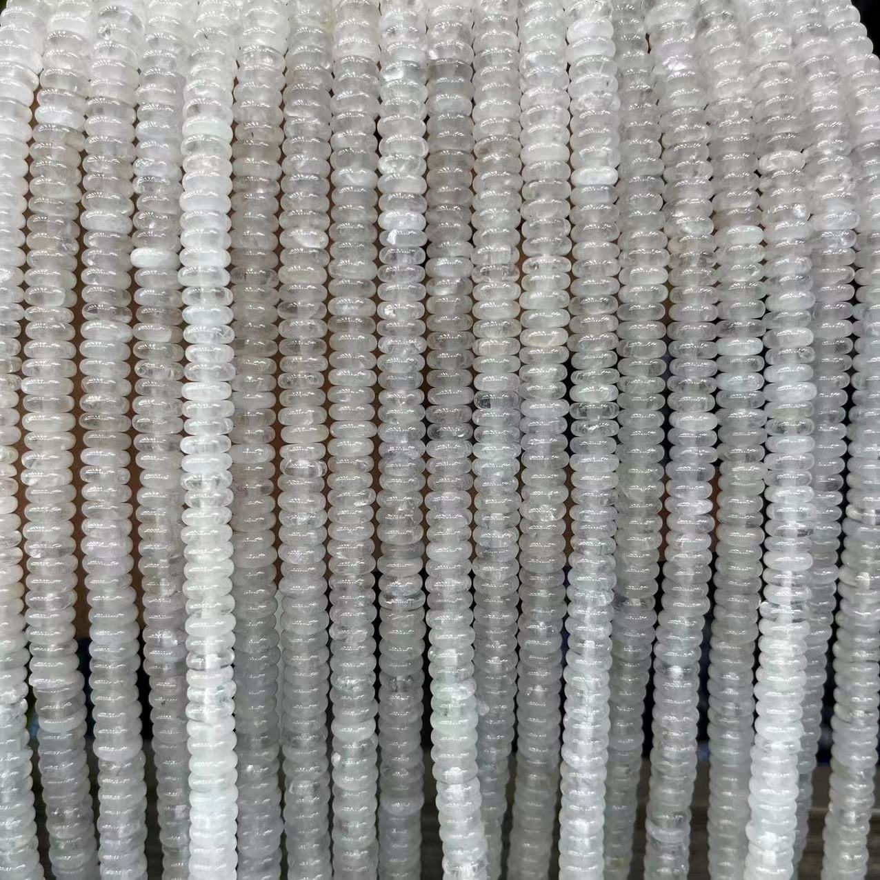 2×6 Natural Stone Colorfuled Crystal Abacus Beads Spacer Beads Beads Cross-Border Hot-Selling Jewelry DIY Bracelet Necklace