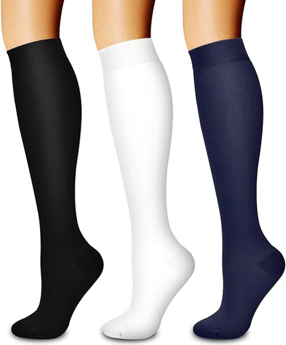 3 pairs of series cross-border sports compression socks stockings calf socks compression socks jump rope elastic socks riding socks