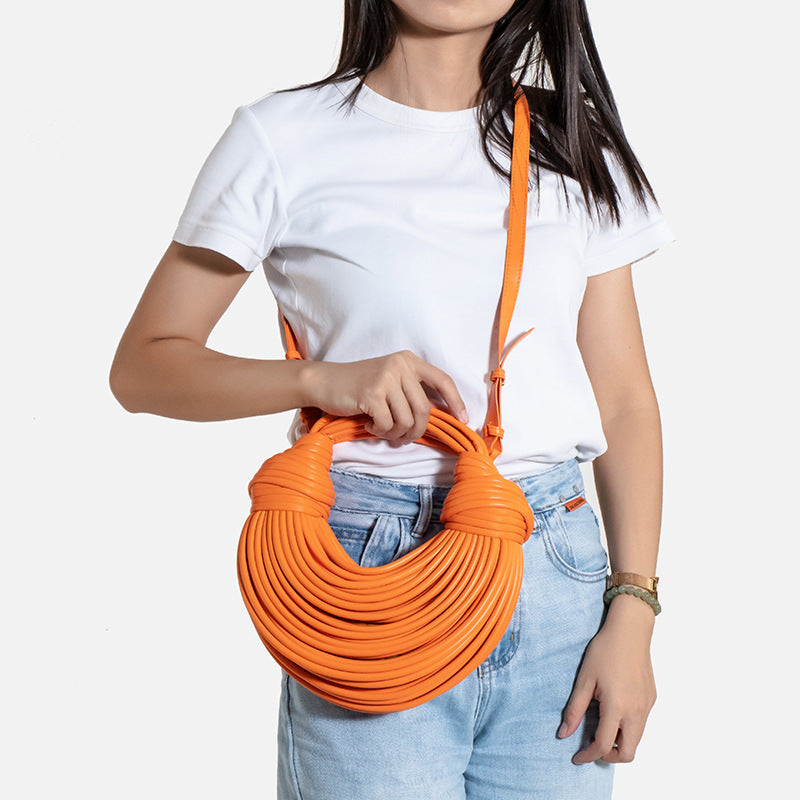 Borsa Intrecciata Noodle Bag Moda Estiva - Donna