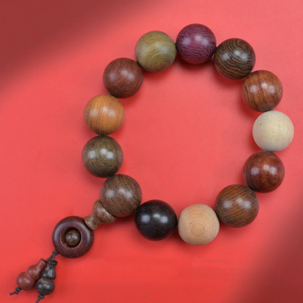 Natural multi-treasure sandalwood multi-circle bracelets 108 beads beads live supply manufacturers wholesale boutique Wen play chain