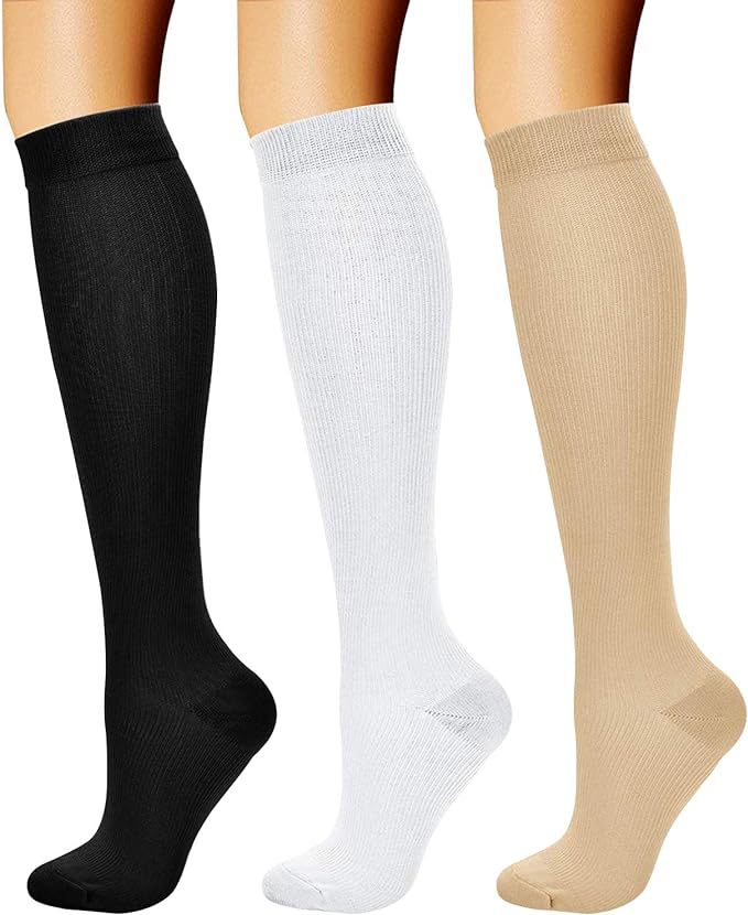 3 pairs of series cross-border sports compression socks stockings calf socks compression socks jump rope elastic socks riding socks