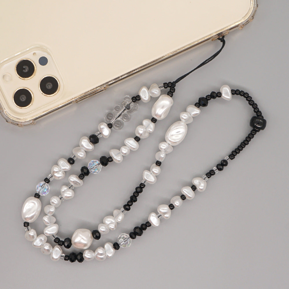 Factory direct supply handmade beaded mobile phone lanyard, Bluetooth speaker lanyard, flashlight, fan, selfie stick, U-disk sling