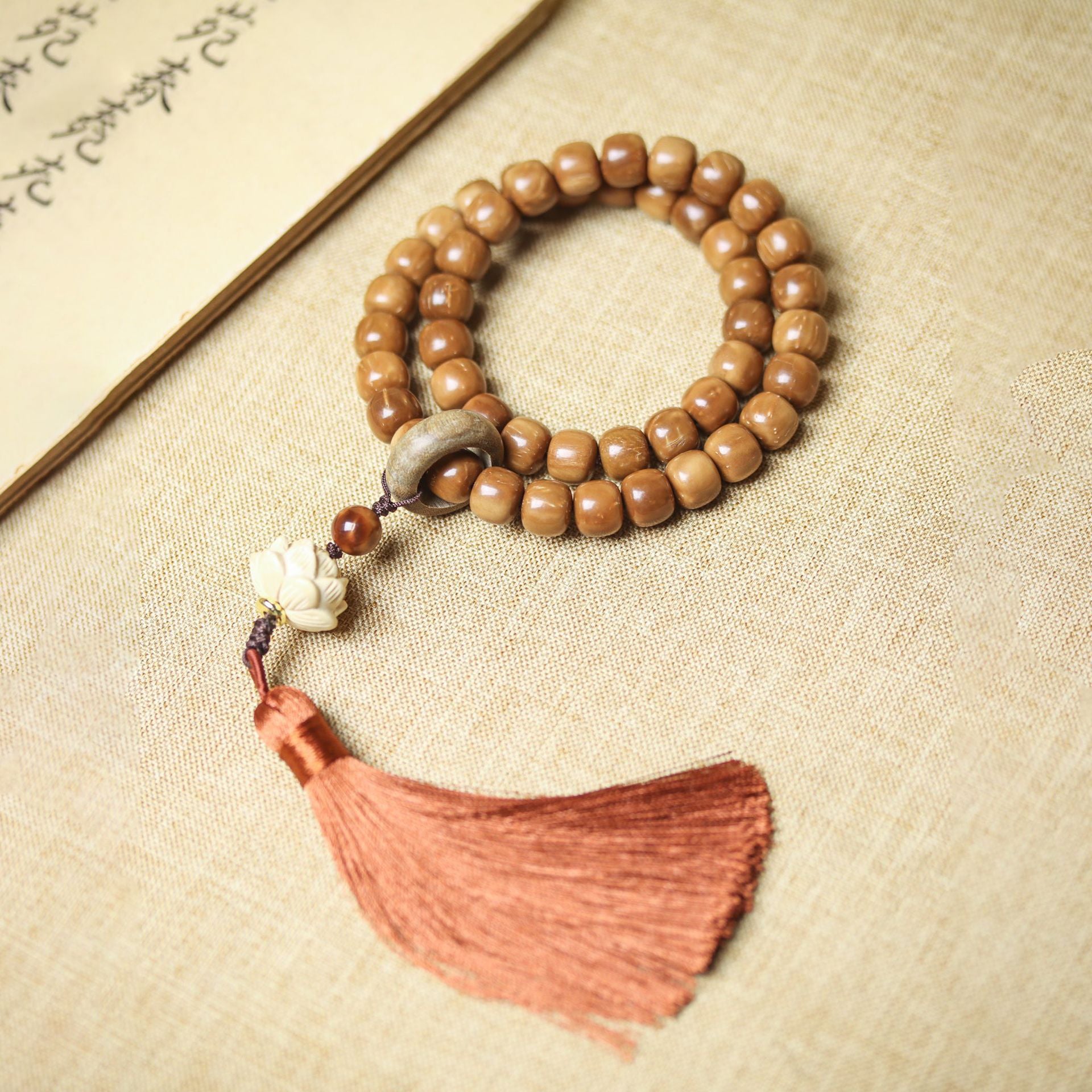 Monkey Head Natural King Kong Bodhi Star Moon Cooked DIY Accessories Men's and Women's Play with Handheld Chain Buddhist Prayer Bead String