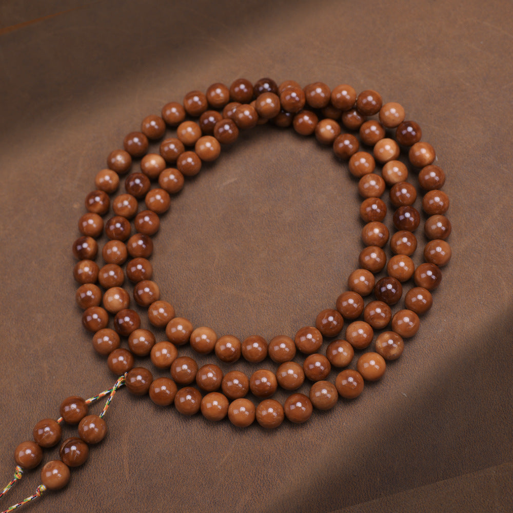 Natural Cook Bodhi Root DIY Woven Handheld Chain Plate Wen Play Chanting Bead String Men's and Women's Long Hanging Pendant