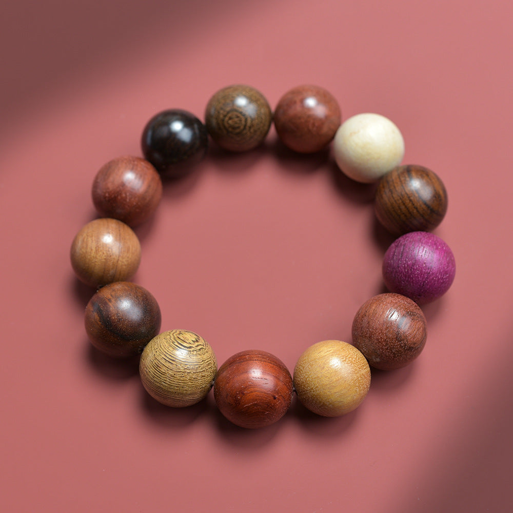 Natural multi-treasure sandalwood multi-circle bracelets 108 beads beads live supply manufacturers wholesale boutique Wen play chain