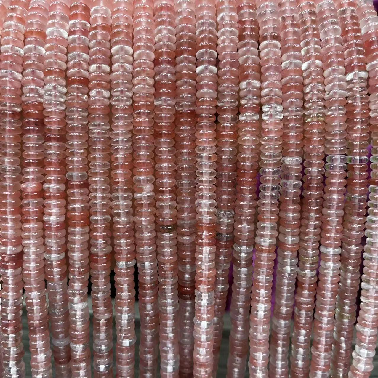 2×6 Natural Stone Colorfuled Crystal Abacus Beads Spacer Beads Beads Cross-Border Hot-Selling Jewelry DIY Bracelet Necklace