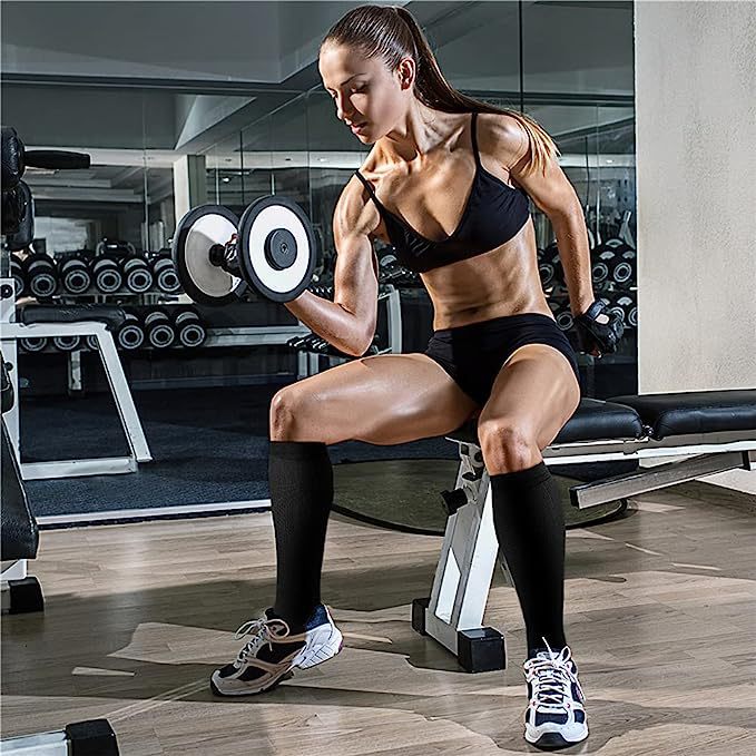 3 pairs of series cross-border sports compression socks stockings calf socks compression socks jump rope elastic socks riding socks