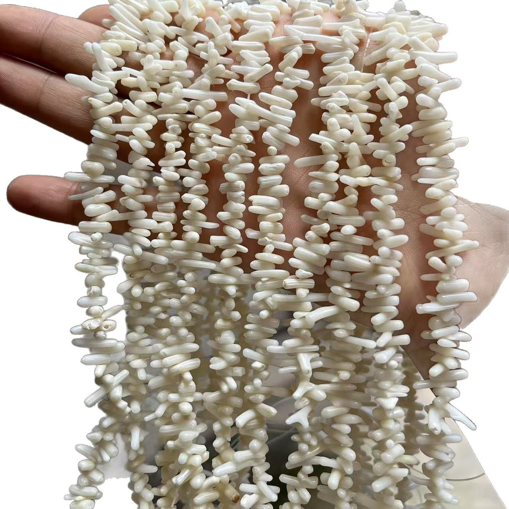 Sea Bamboo Coral, Asymmetrical Coral Fine Seedlings, Thin Branches, DIY Bracelets, Accessories, Semi-finished Accessories, Loose Beads Wholesale