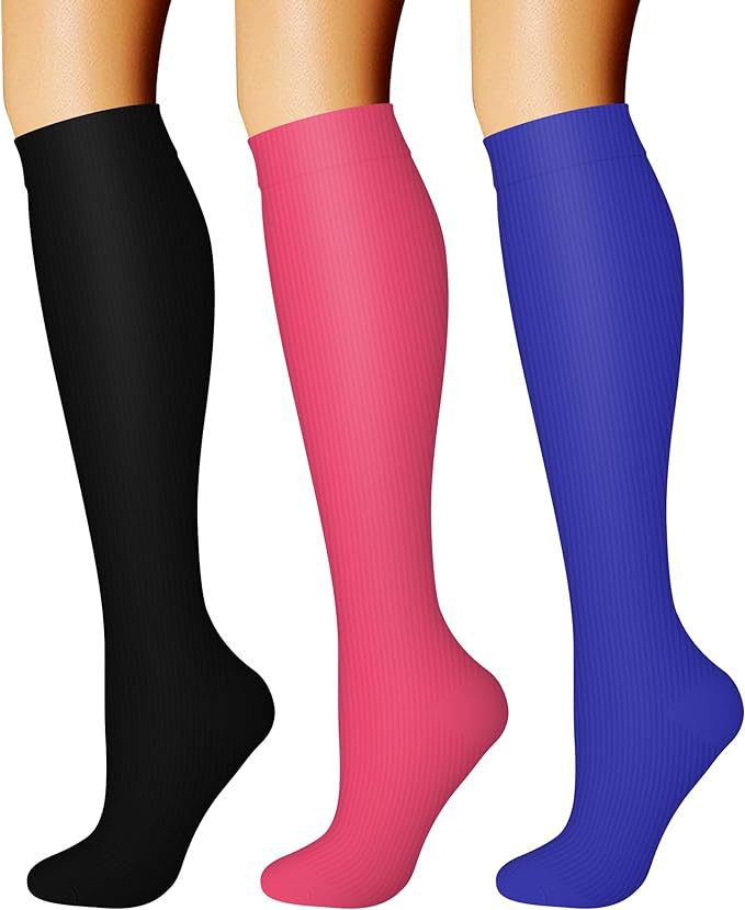 3 pairs of series cross-border sports compression socks stockings calf socks compression socks jump rope elastic socks riding socks
