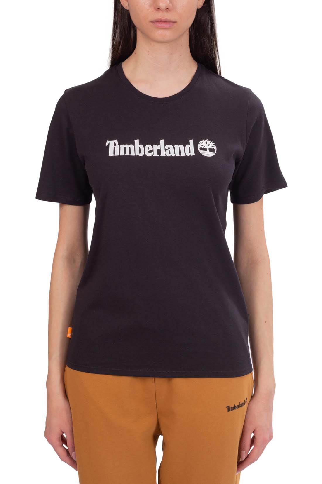 TIMBERLAND - T-shirt donna con logo lineare  - Taglia XL-12