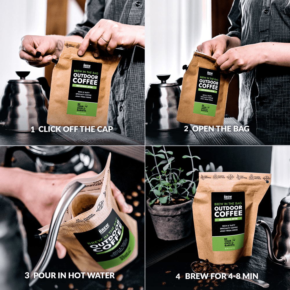 Caffè In Bustina Portatile Per Escursioni All Aperto