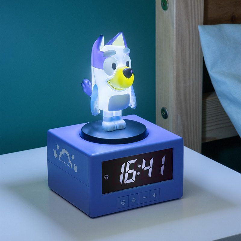 Sveglia Digitale con Luce Notturna Icona Bluey per Cameretta