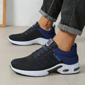 Scarpe sportive casual da uomo, scarpe sportive versatili con lacci in rete traspirante
