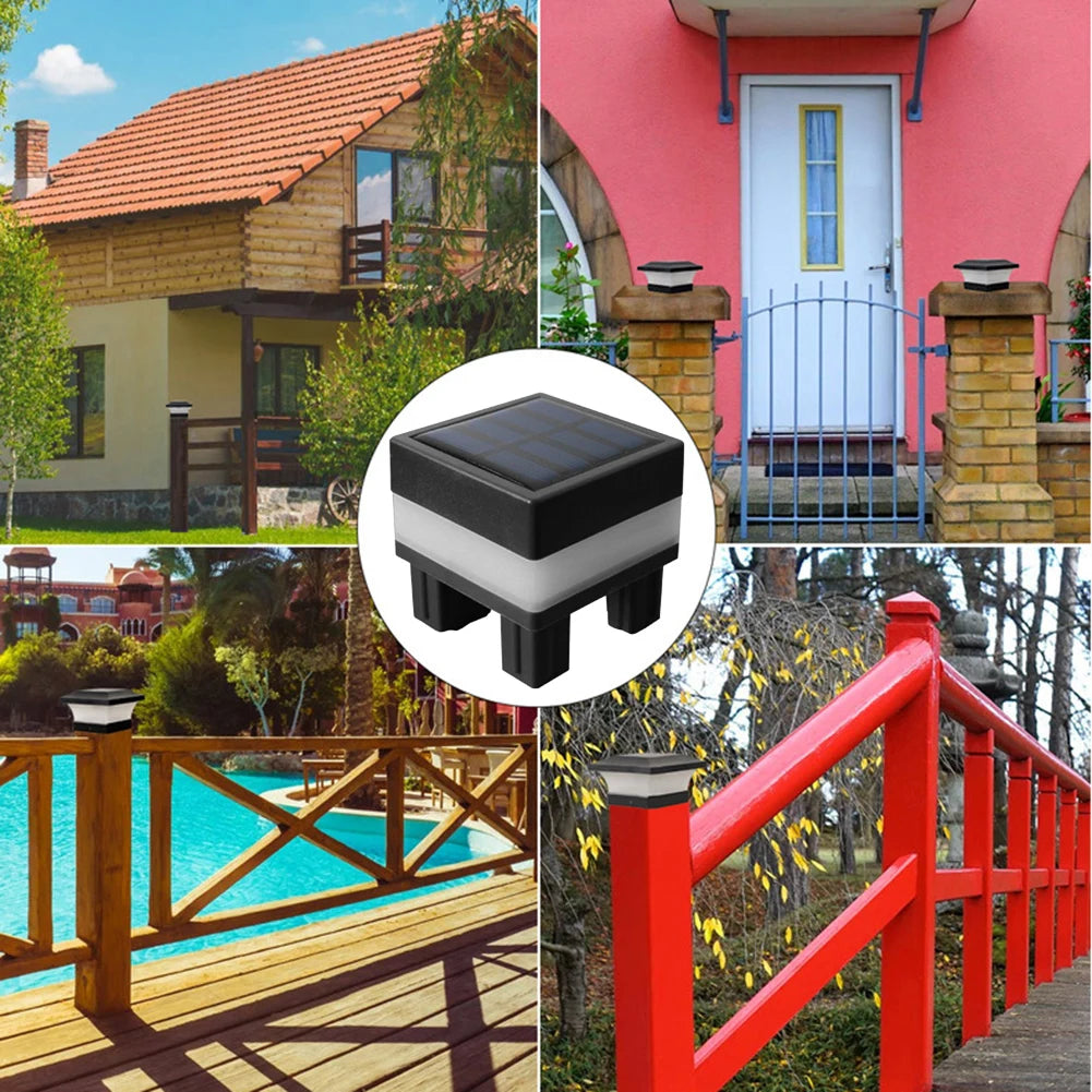 LED Solar Ambient Light Easy Installation Waterproof Outdoor Lamp Automatic Glow Landscape Lighting Switch Control for Courtyard