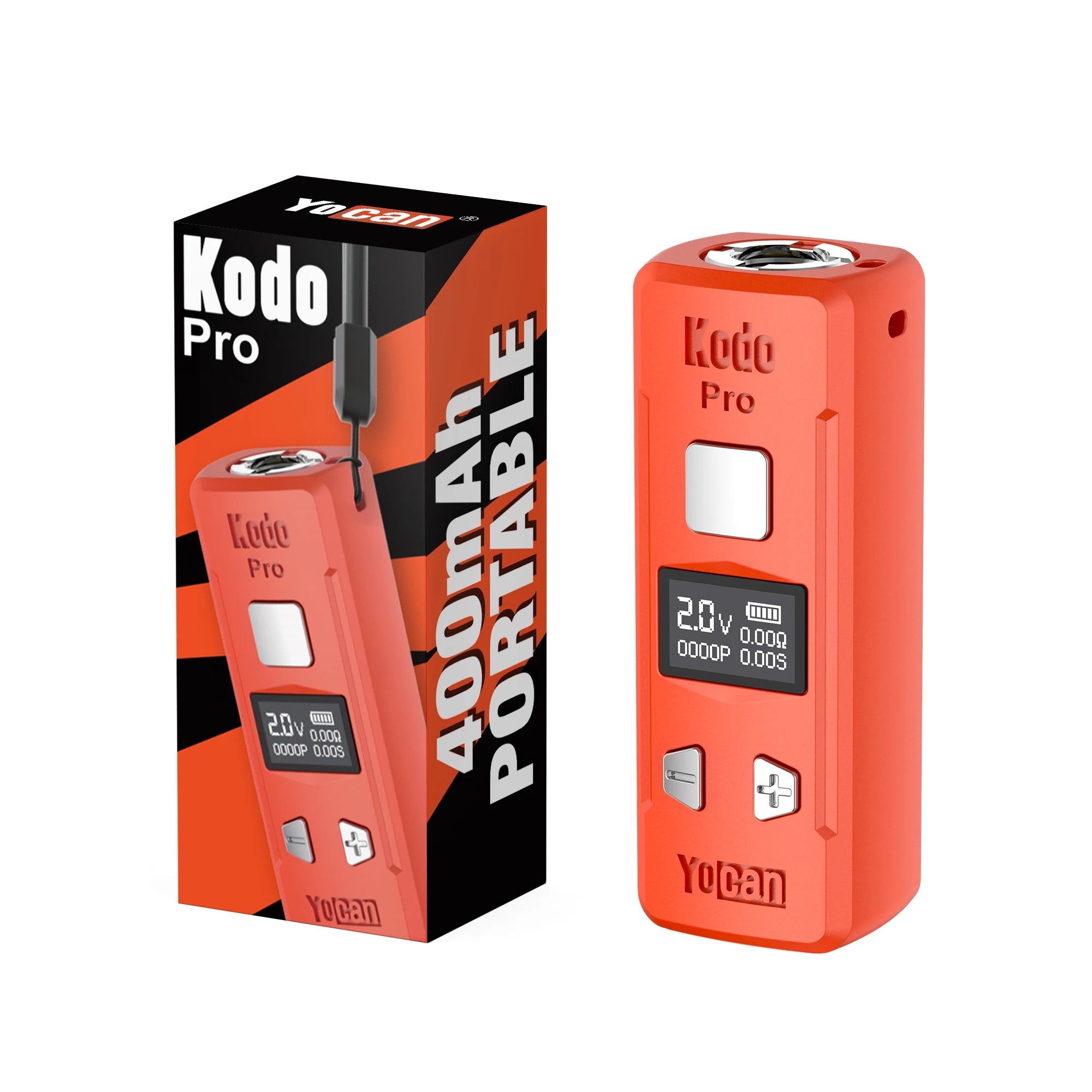 1-5pcs Originale Yocan Kodo Pro Batteria Vape Pen 400mAh 510 Filo 10s Preriscaldare Schermo OLED Sigaretta Elettronica Per 510 Cartuccia